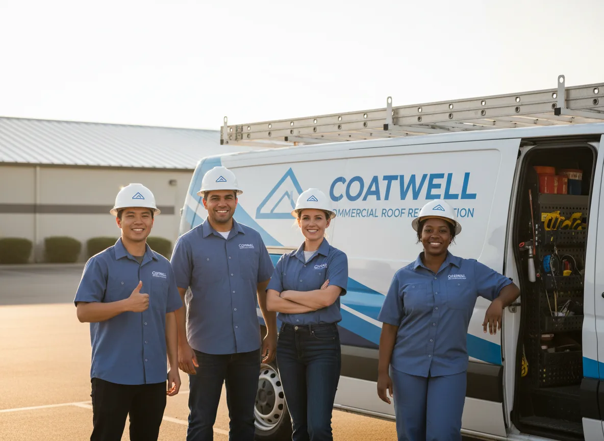 Commercial roof coating company in Ashland, MA